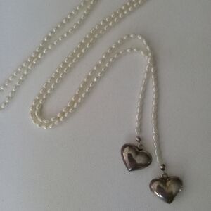 Freshwater pearl lariat necklace